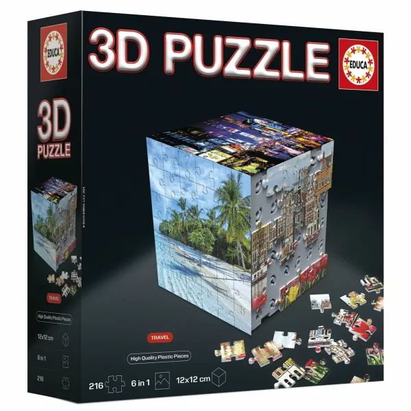 Palapeli Educa 3D 216 Kappaletta (6 osaa)