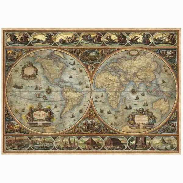 Palapeli Educa Orbis Terrarum 1000 Kappaletta