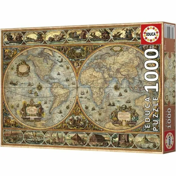 Palapeli Educa Orbis Terrarum 1000 Kappaletta