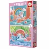Palapeli Educa Magic Unicorns 48 Kappaletta (2 osaa)