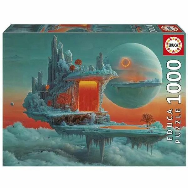 Palapeli Educa Fire & Ice Planet 1000 Kappaletta