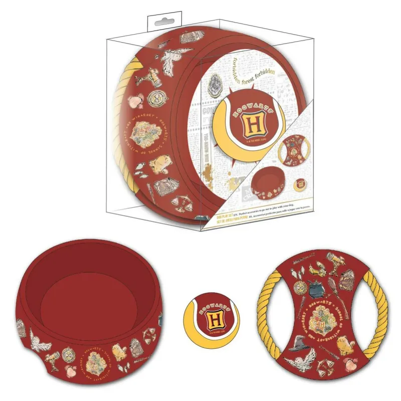 Welcome Gift Set for Dogs Harry Potter Dark Red 21,0 x 21,0 x 8,8 cm Dog