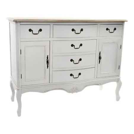 Puhvetkapp DKD Home Decor   Valge Helepruun Kuusk 118 x 45 x 90 cm