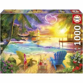 Palapeli Educa Love Beach 1000 Kappaletta
