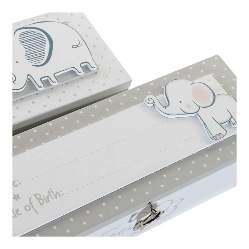 Декоративный шкафчик DKD Home Decor Металл Деревянный MDF (24 x 8 x 6 cm) (2 pcs)