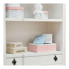 Set of decorative boxes DKD Home Decor MDF Wood (17 x 12 x 6 cm)
