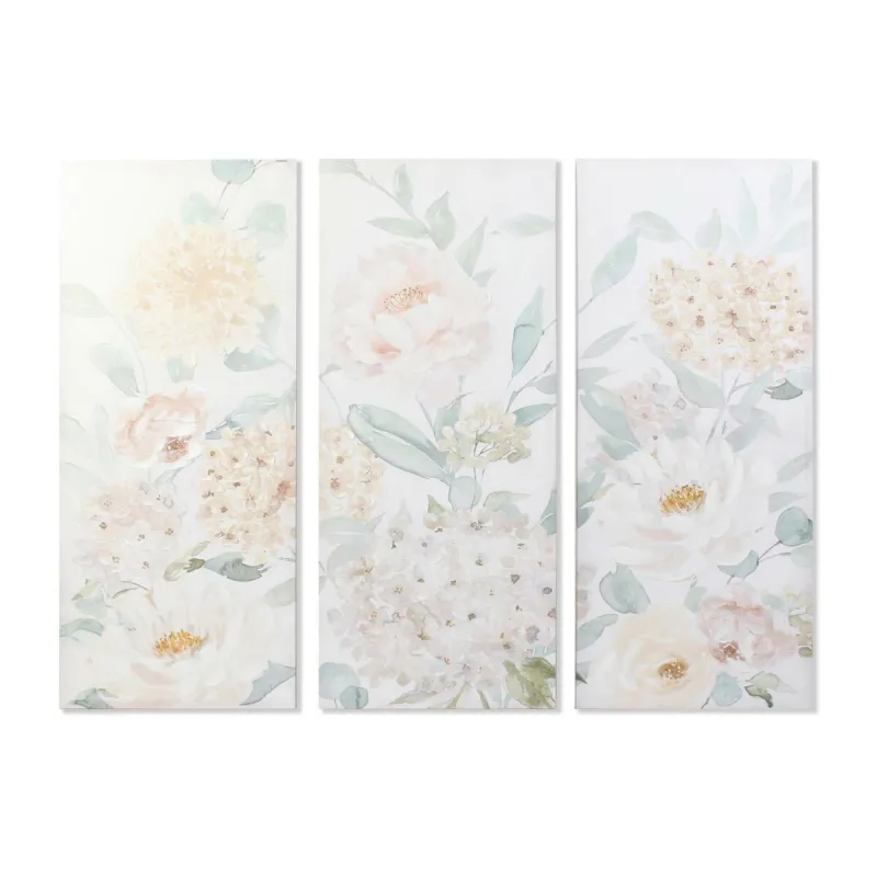 Canvas DKD Home Decor Canvas MDF Wood 55 x 3 x 135 cm