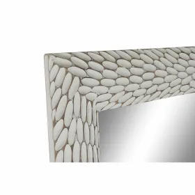 Laisvai stovintis veidrodis DKD Home Decor Balta Mango mediena Medžio MDF Cottage (51 x 6 x 182 cm)