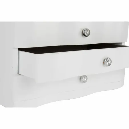 Шкатулка DKD Home Decor 27 x 18 x 16 cm Белый Деревянный MDF