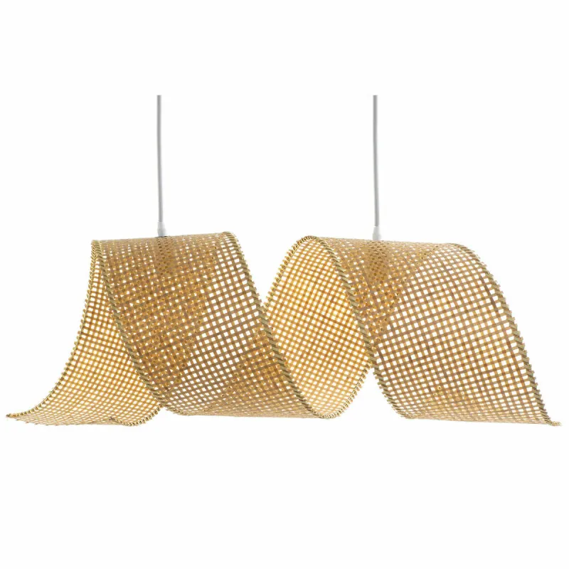 griestu gaismas DKD Home Decor Gaiši brūns Koks Bambuss 50 W 220 V 80 x 30 x 30 cm