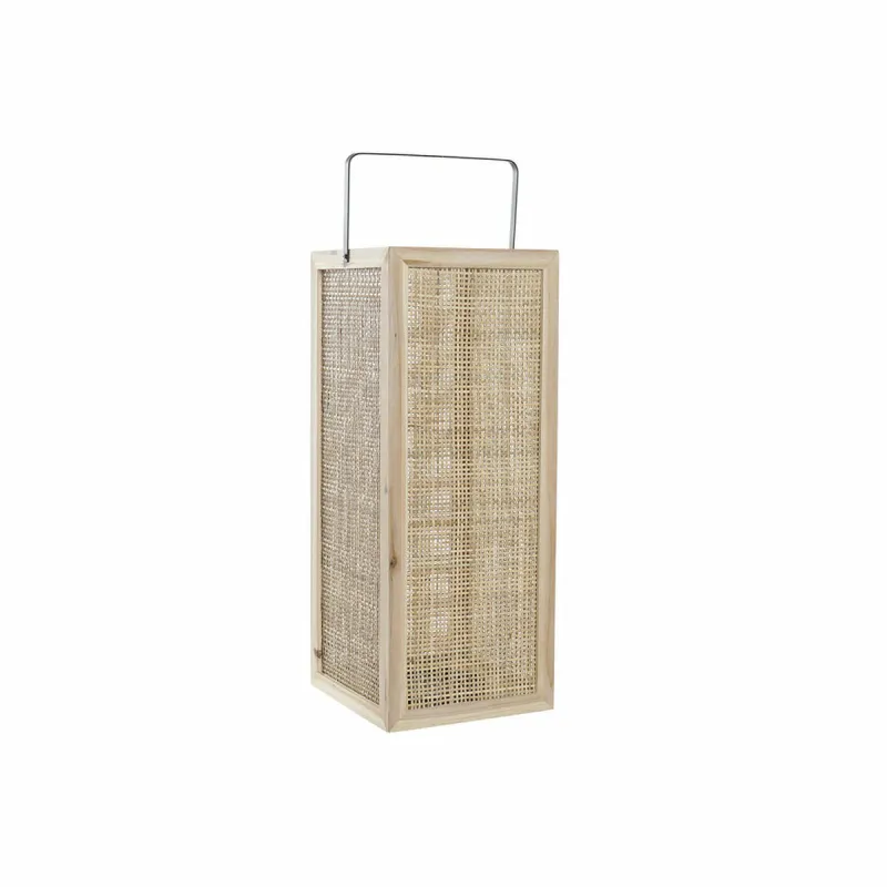 Latarnia DKD Home Decor LD-181413 20,5 x 21,3 x 61 cm Naturaalne Must