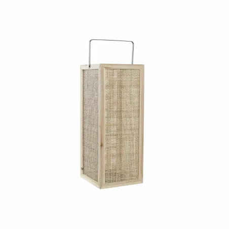 Žibintas DKD Home Decor LD-181413 20,5 x 21,3 x 61 cm Luonnollinen Musta