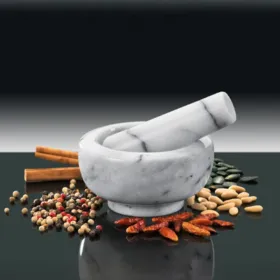 Küchenprofi - Marble Mortar for Herbs and Spices 8x5 cm
