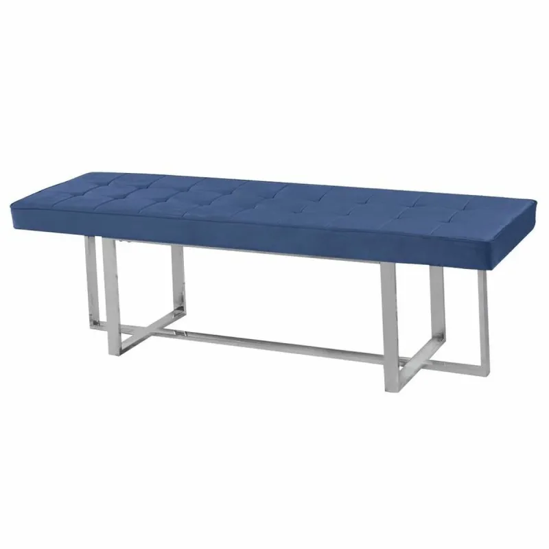 Jakkara DKD Home Decor   Sininen Polyesteri Teräs (150 x 45 x 45 cm)