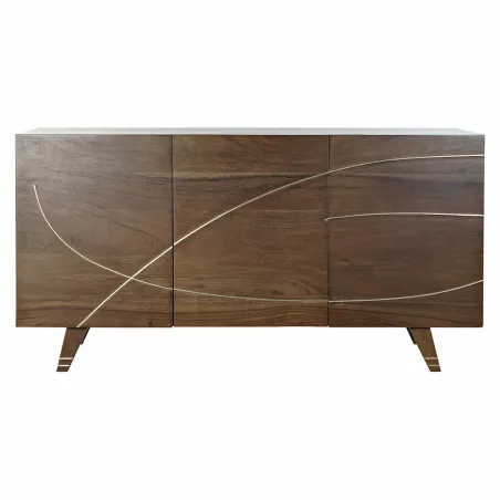 Sivupöytä DKD Home Decor Tummanruskea Akaasia 145 x 41 x 76 cm