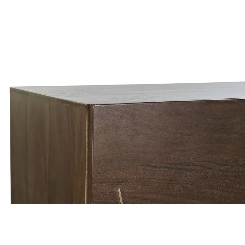 Sivupöytä DKD Home Decor Tummanruskea Akaasia 145 x 41 x 76 cm