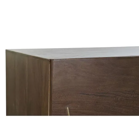 Sivupöytä DKD Home Decor Tummanruskea Akaasia 145 x 41 x 76 cm