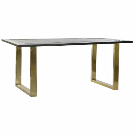 Valgomojo stalas DKD Home Decor 180 x 89 x 75 cm Metalinis Mango mediena