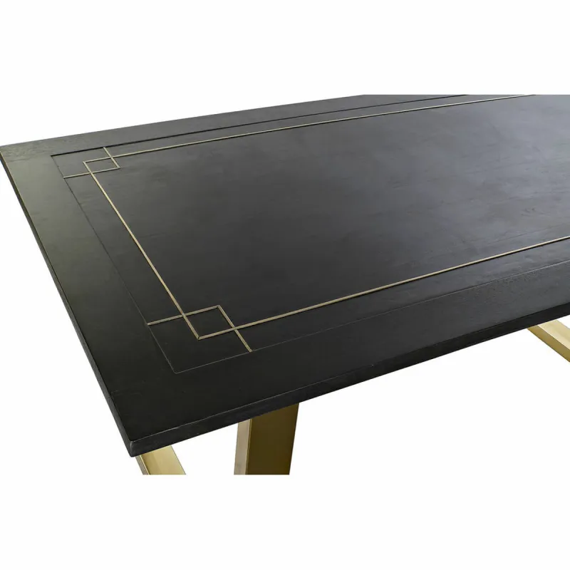 Söögilaud DKD Home Decor 180 x 89 x 75 cm Metall Mangopuit
