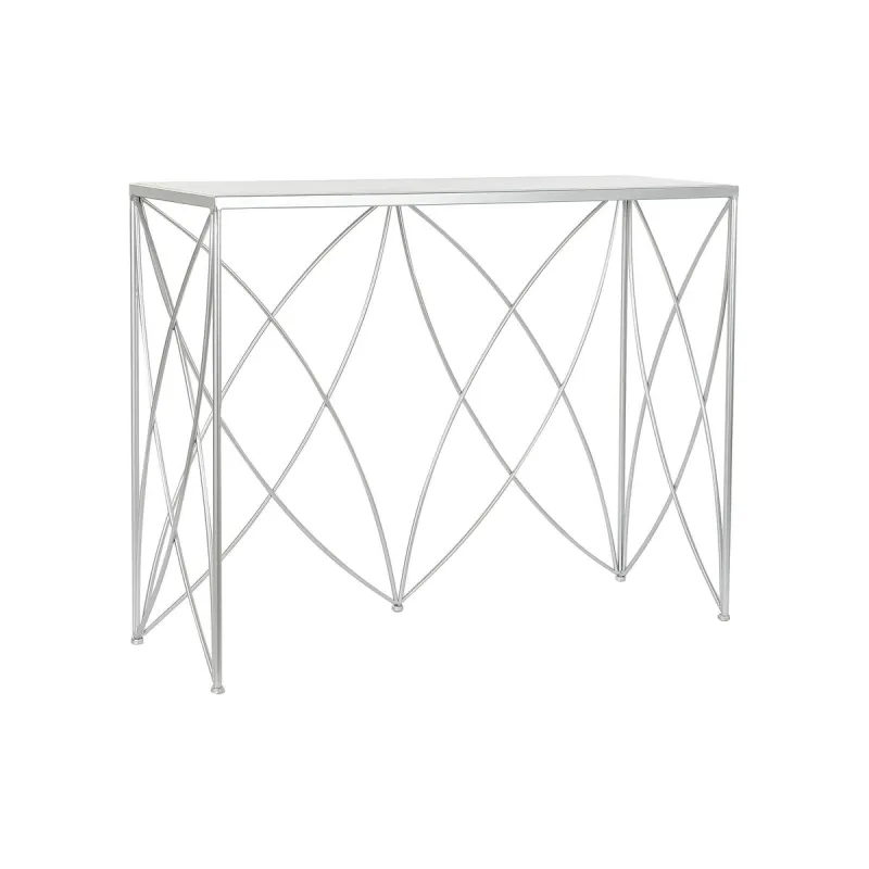 Мебель для прихожей DKD Home Decor Белый Серебристый 100 x 33 x 78 cm