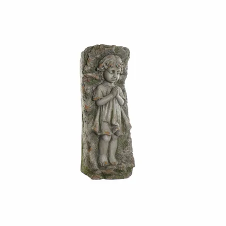 Kabantis šviestuvas DKD Home Decor Stiklo pluoštas Pilka Angelas (29 x 22 x 74 cm)