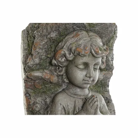 Kabantis šviestuvas DKD Home Decor Stiklo pluoštas Pilka Angelas (29 x 22 x 74 cm)
