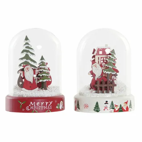 Kalėdų papuošalai DKD Home Decor Derva Stiklas Senis Šaltis (2 pcs) (9 x 9 x 11 cm)