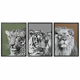 Paveikslas DKD Home Decor Stiklas polistirenas 67 x 3 x 93 cm (3 Dalys)