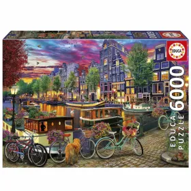 Головоломка Educa Bicicletas en Ámsterdam 6000 Предметы