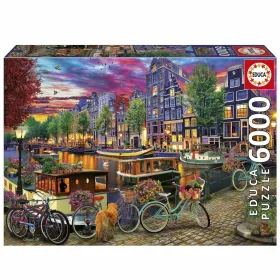 Головоломка Educa Bicicletas en Ámsterdam 6000 Предметы
