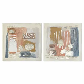 Drobė DKD Home Decor Pušis Drobė 60 x 2,8 x 60 cm