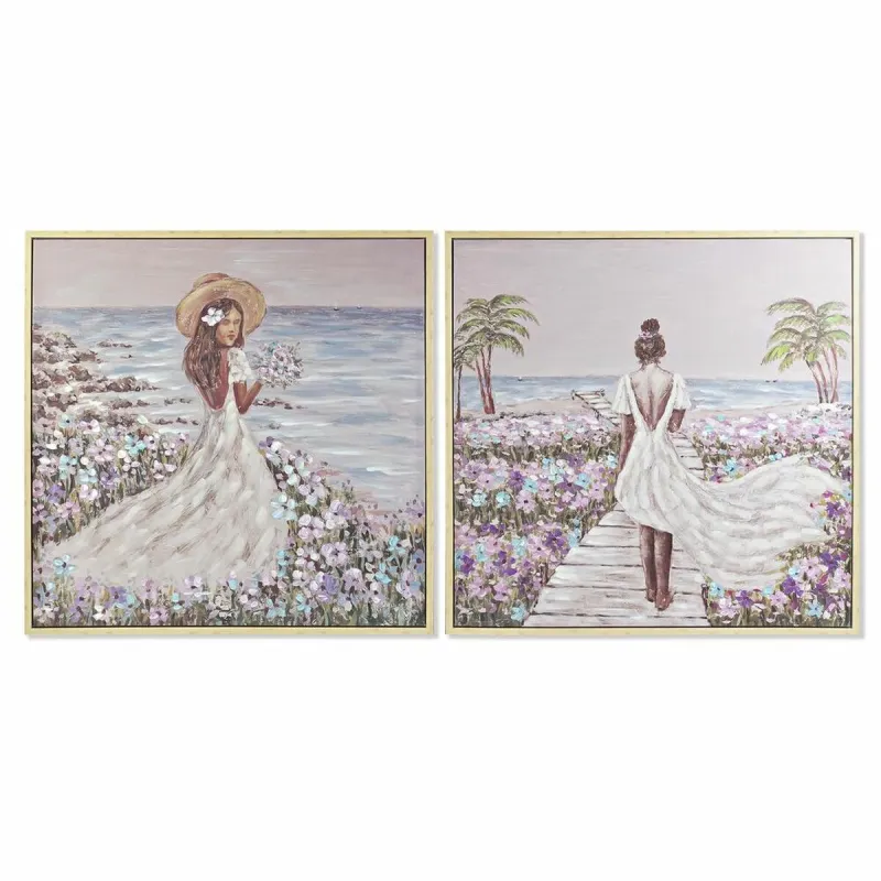 Полотно DKD Home Decor полистирол Полотно 100 x 4 x 100 cm