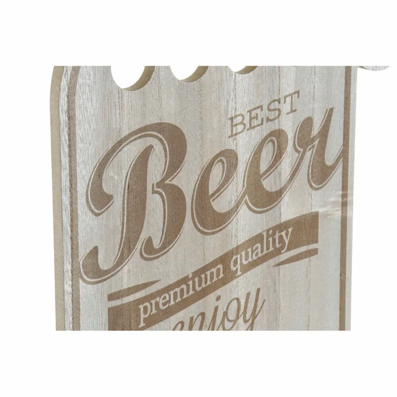 Seinakaunistus DKD Home Decor MDF Õlu (25 x 1 x 55 cm)