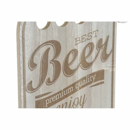 Seinakaunistus DKD Home Decor MDF Õlu (25 x 1 x 55 cm)