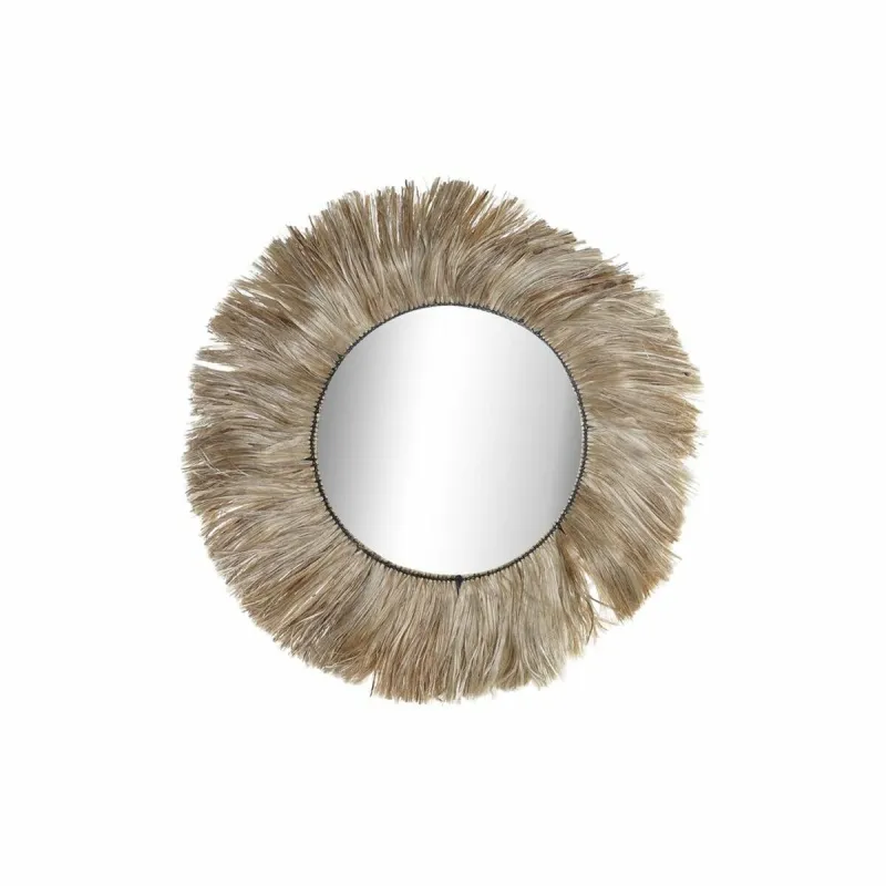 Настенное зеркало DKD Home Decor Натуральный Bali 64 x 3 x 64 cm