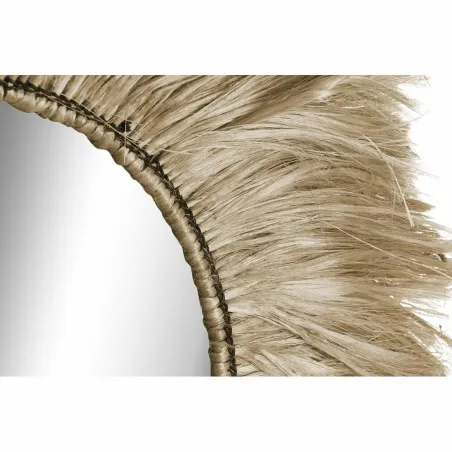 Настенное зеркало DKD Home Decor Натуральный Bali 64 x 3 x 64 cm