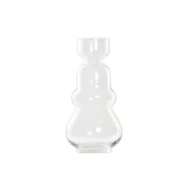 Vāze DKD Home Decor Stikls Caurspīdīgs Moderns (14 x 14 x 30 cm)