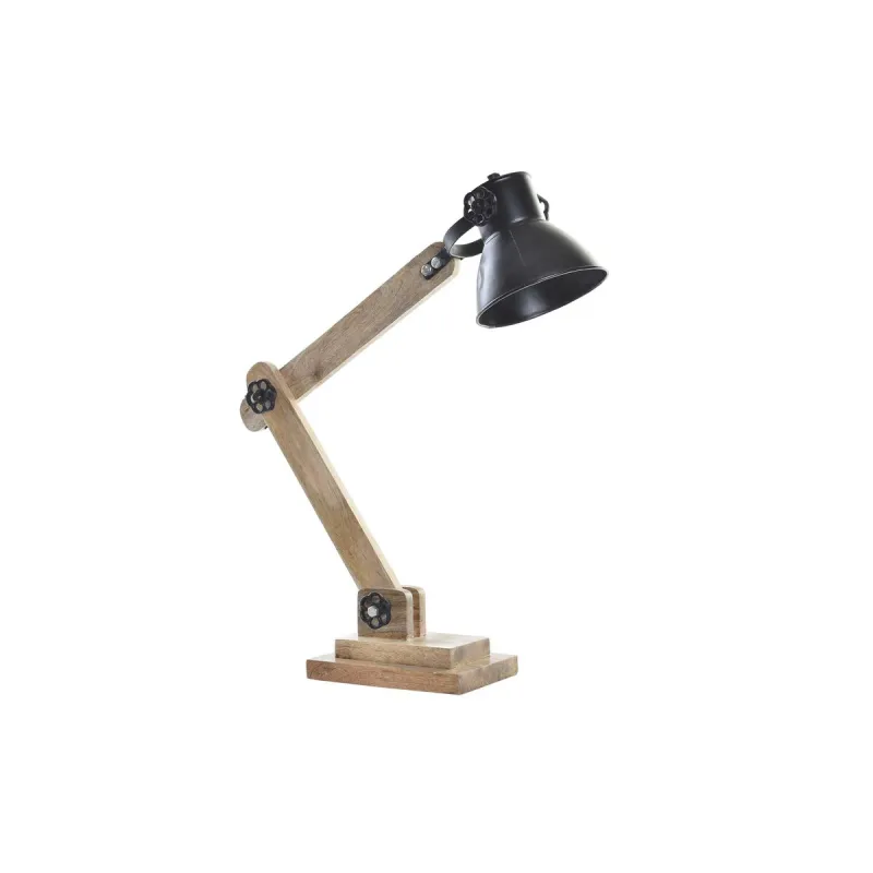 Galda lampa DKD Home Decor Metāls Mango koks 50 W 220 V 50 x 15 x 65 cm