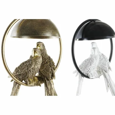 Pakabinamas apšvietimas DKD Home Decor Auksinis Balta 220 V 50 W (29,5 x 22 x 44,5 cm) (2 vnt.)