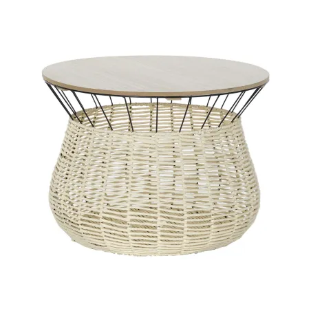 Centrālais galds DKD Home Decor Melns Dabisks Metāls Dzelzs Koks MDF 30 x 40 cm 54 x 54 x 40 cm