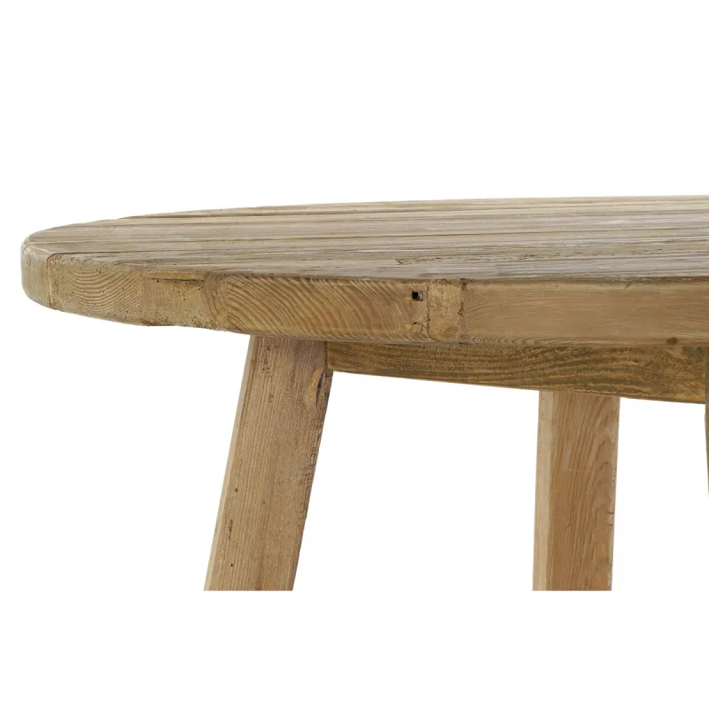 Ruokapöytä DKD Home Decor Luonnollinen Mäntypuu 120 x 120 x 76 cm