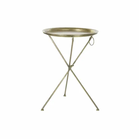 Вспомогательный стол DKD Home Decor Позолоченный Латунь (47,5 x 47,5 x 64,5 cm)