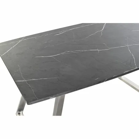 Söögilaud DKD Home Decor Must Teras Puit MDF 160 x 90 x 76 cm