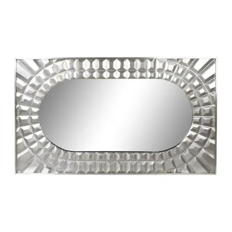 Настенное зеркало DKD Home Decor Серебристый современный 154 x 4 x 92 cm