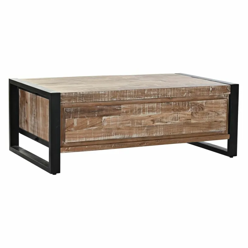 Кофейный столик DKD Home Decor Металл древесина акации (110 x 60 x 40 cm)