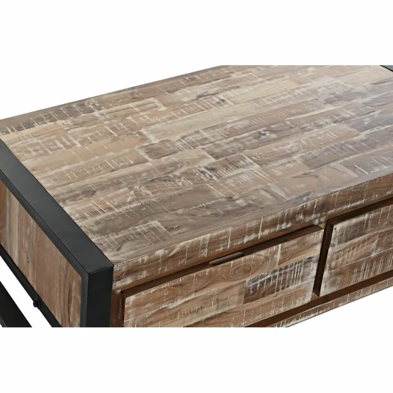 Centrālais galds DKD Home Decor Metāls Akācija (110 x 60 x 40 cm)