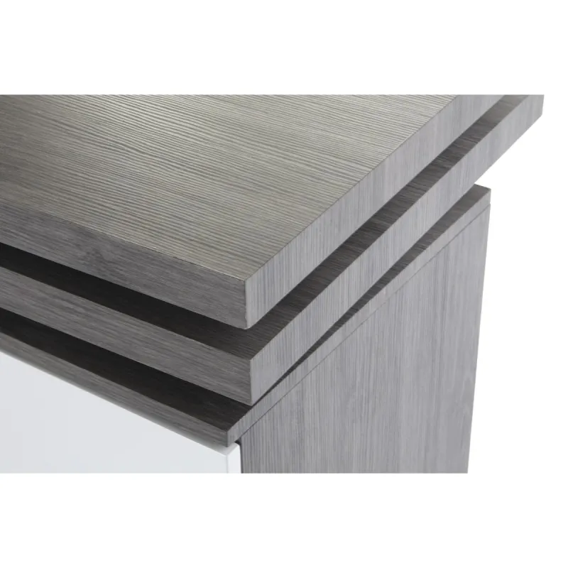 Rašomasis stalas DKD Home Decor Natūralus Pilka Metalinis MDF (150 x 120 x 75 cm)