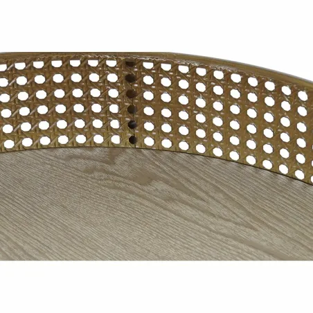 Mazs galdiņš DKD Home Decor 59 x 59 x 50 cm Dabisks Metāls