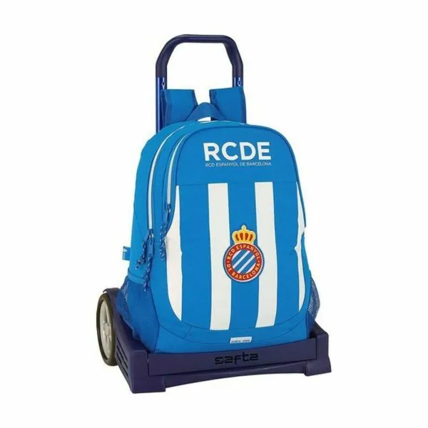Skolas mugursoma ar riteņiem Evolution RCD Espanyol
