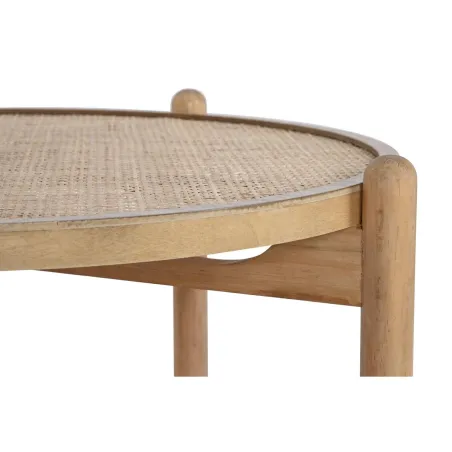 Кофейный столик DKD Home Decor Натуральный Древесина павловнии 66 x 66 x 45 cm